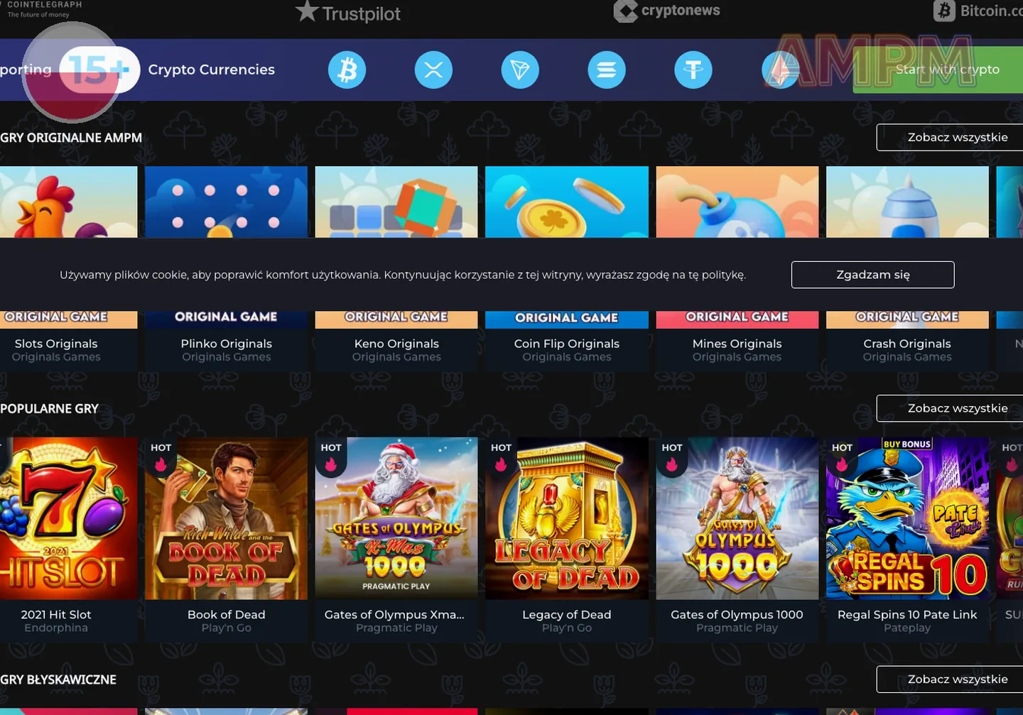 AMPM Casino – gry i automaty