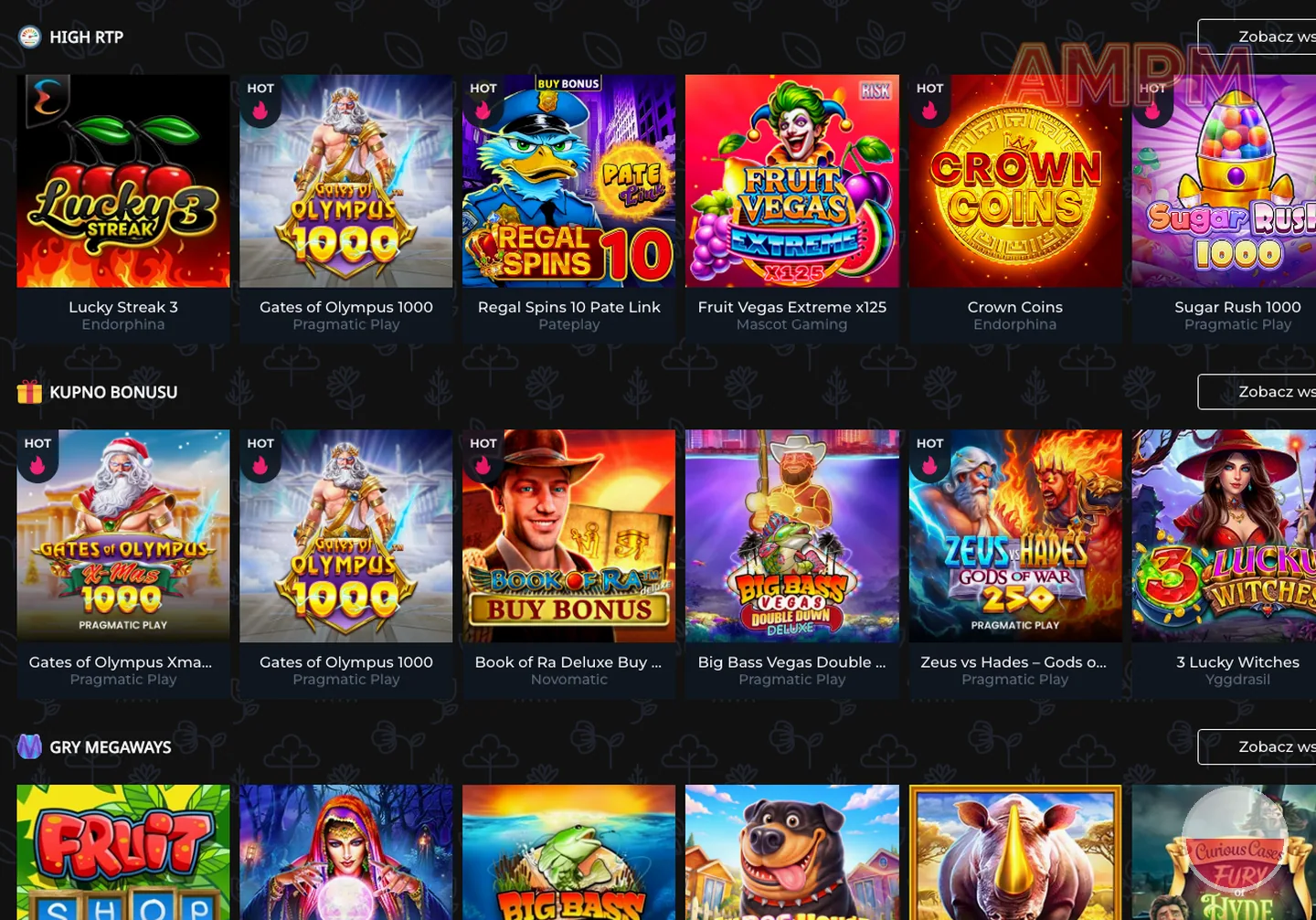AMPM Casino – gry i automaty
