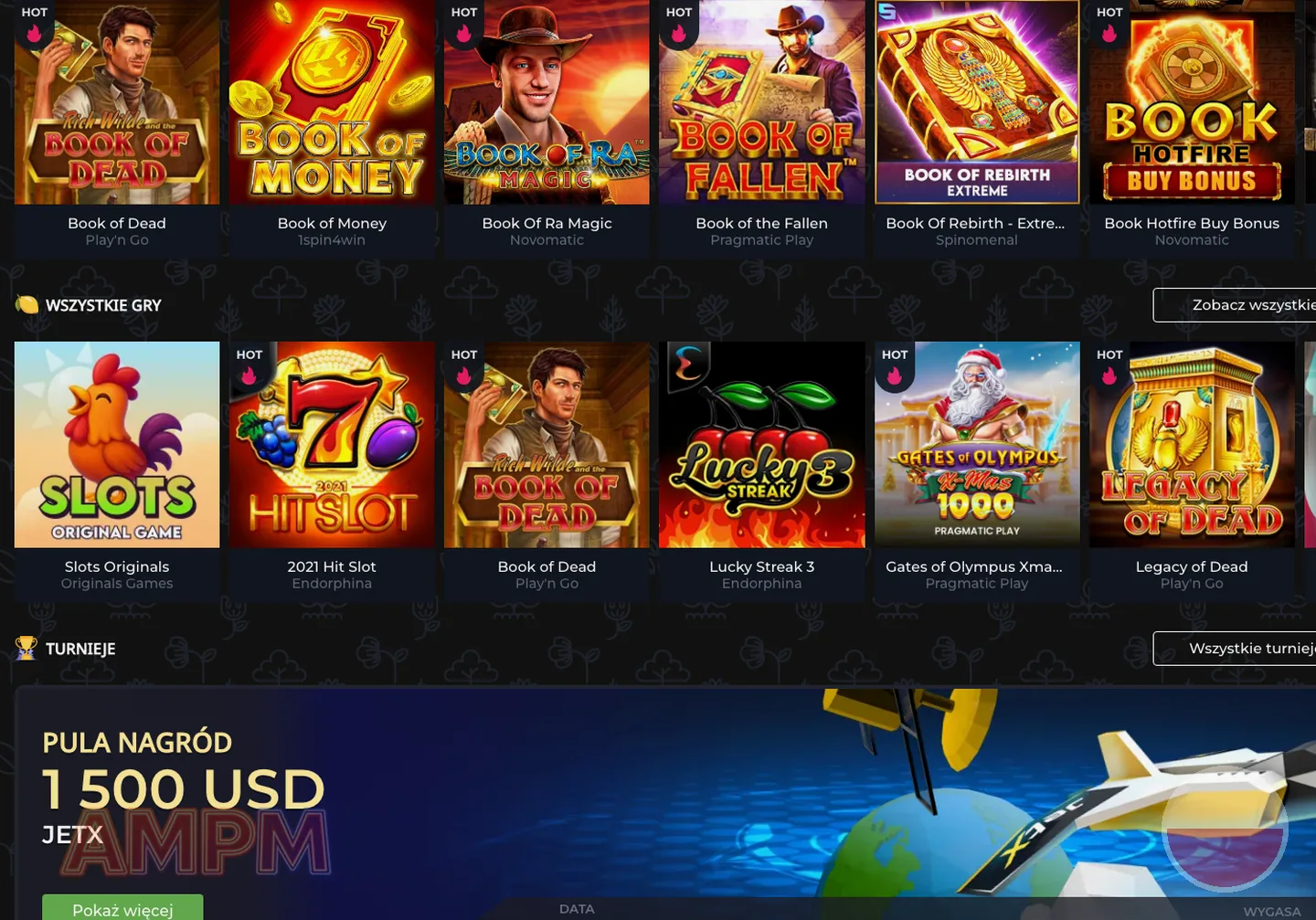 AMPM Casino – gry i automaty