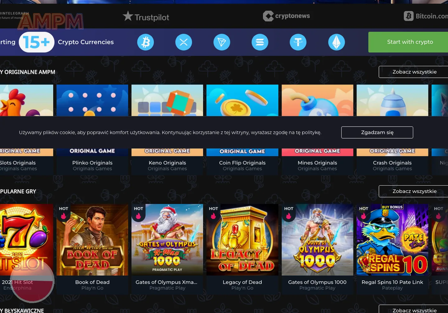 AMPM Casino – gry i automaty