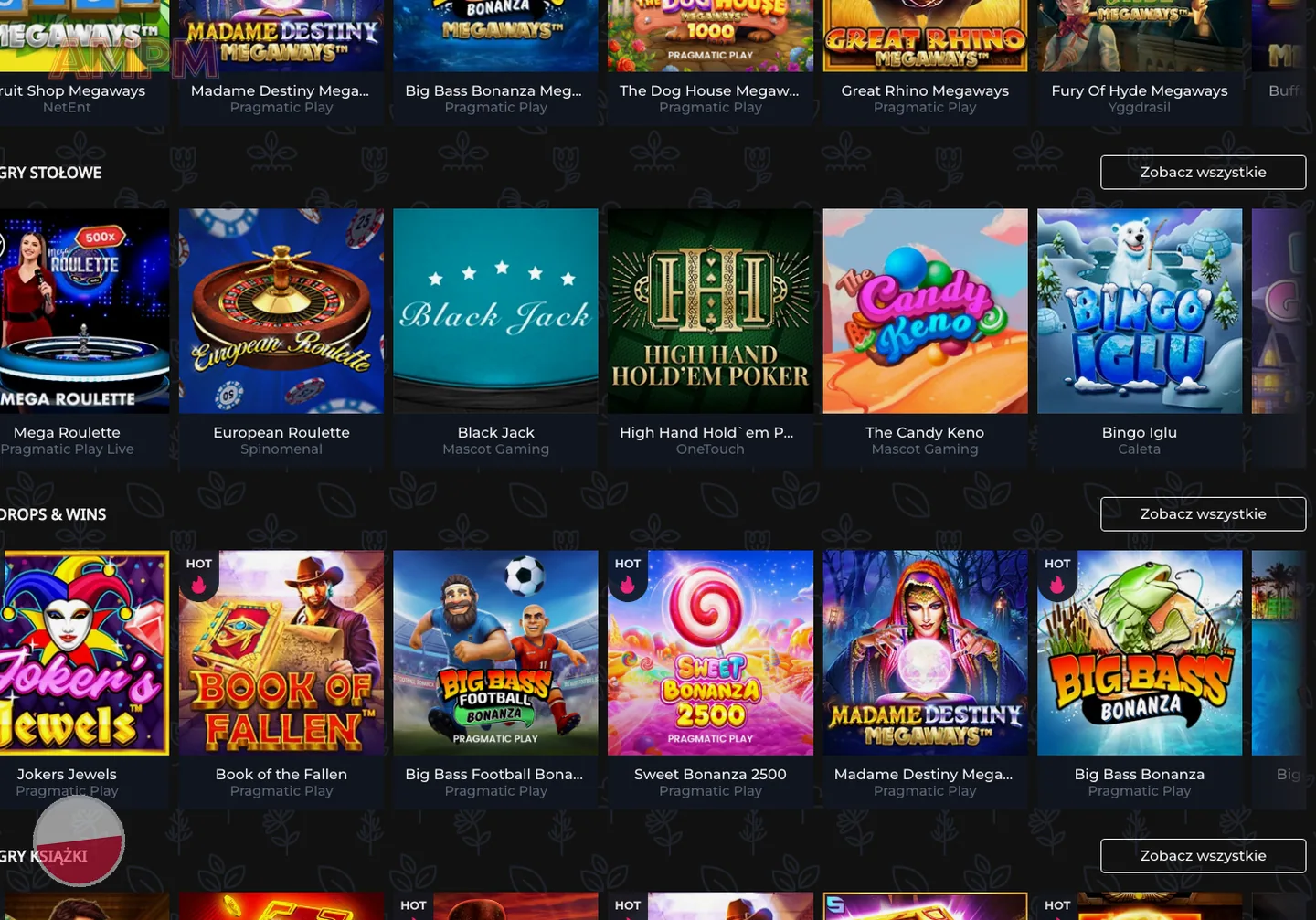 AMPM Casino – rejestracja