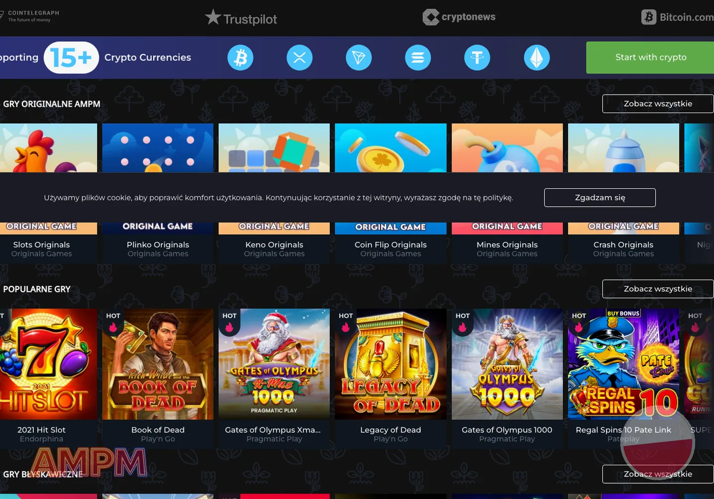 AMPM Casino – gry i automaty