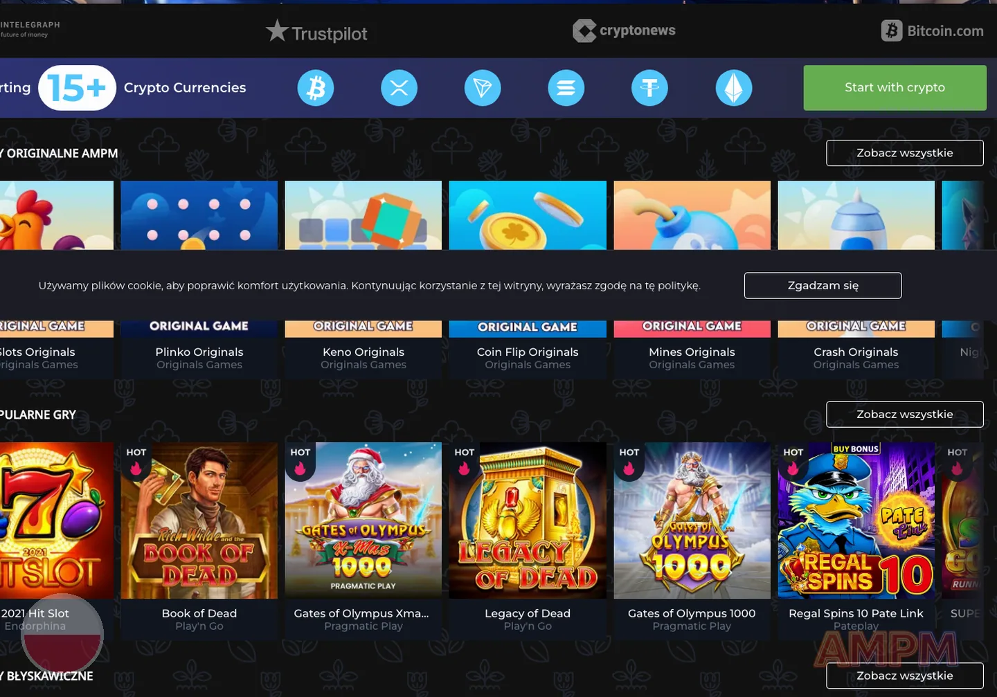AMPM Casino – gry i automaty