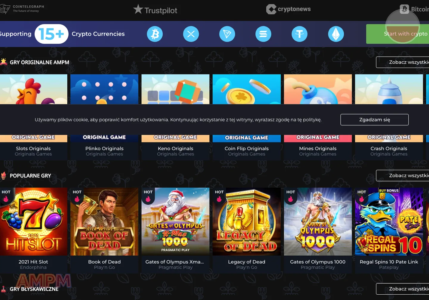 AMPM Casino – gry i automaty